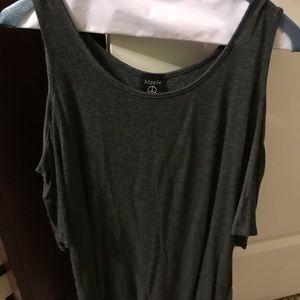 Cold shoulder tee shirt