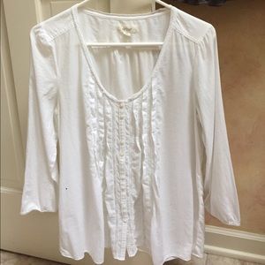 Woman’s Shirt-M. White button down by Aerie