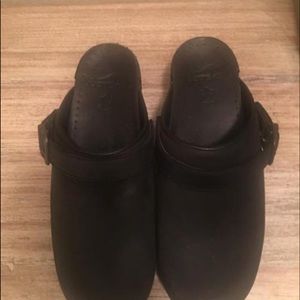 Dansko Black Clogs 37 Size 7