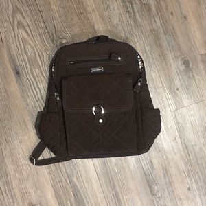 Vera Bradley Brown Quilted Backpack Vera Bradley Brown Quilted Backpack