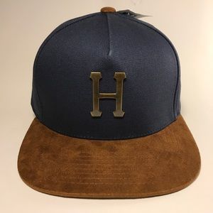 HUF Metal H Strapback Hat HUF Metal H Strapback Hat