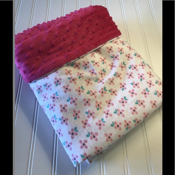 Baby Blanket, stroller blanket, car seat, girl - Picture 4 of 5