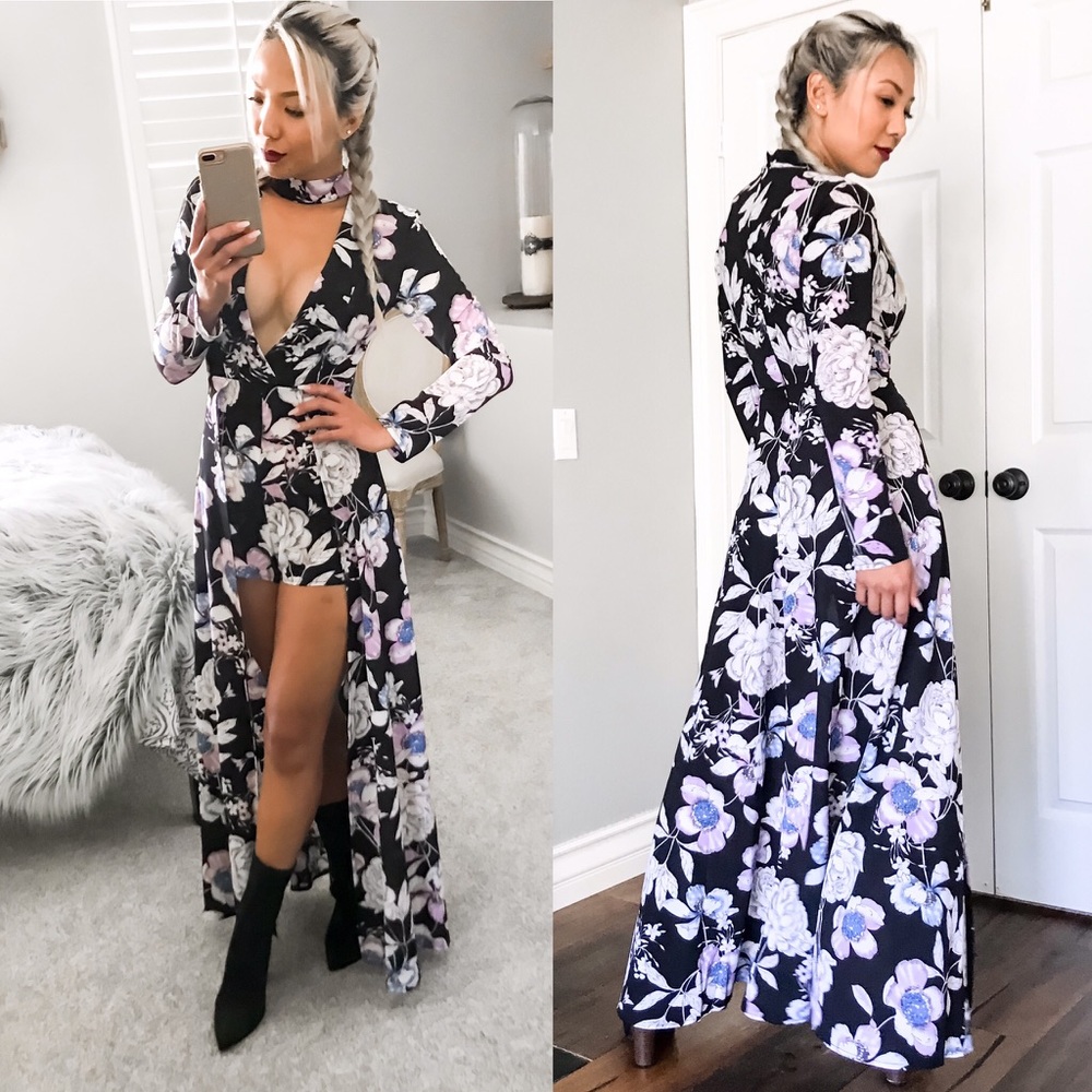❌Store Closing Sale ❌ NWT Floral Maxi Romper
