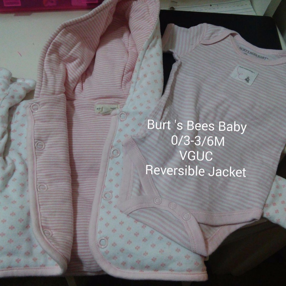 Burt's Bees BAby Reversible Jacket Outfit set