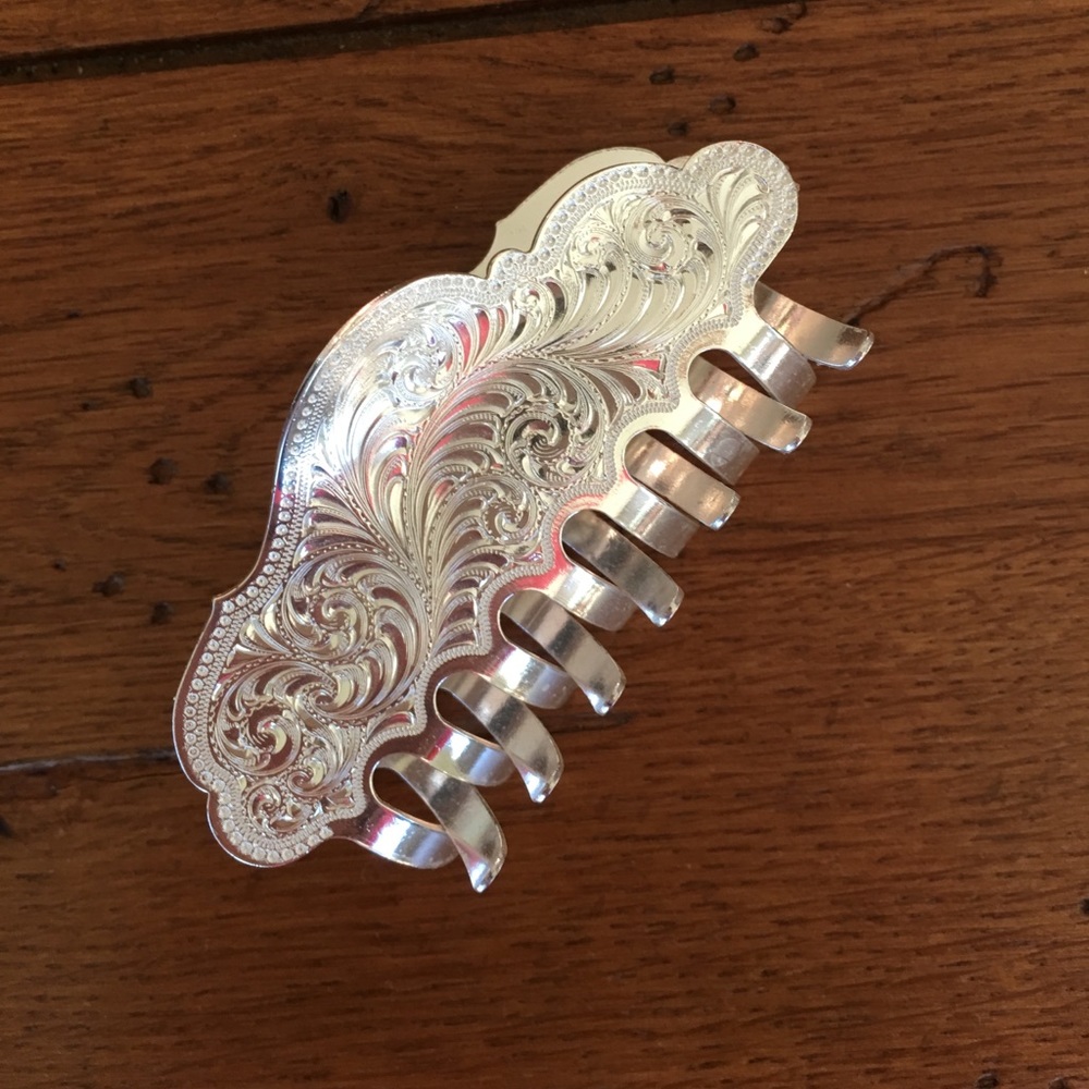 Montana Silversmith engraved hair clip