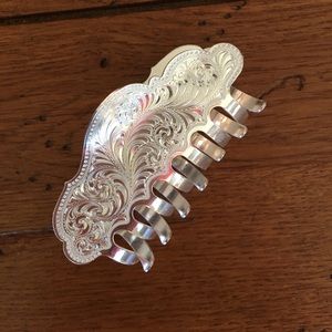 Montana Silversmith engraved hair clip