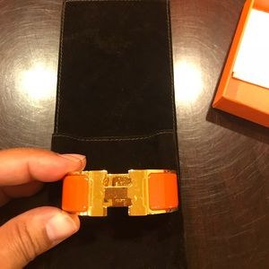 Authentic Hermes Clic Clac bracelet.