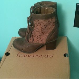 Lace Combat Booties WITH ORIGINAL BOX FREE GIFT