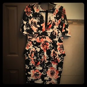 Charlotte Russe peplum dress size 1x