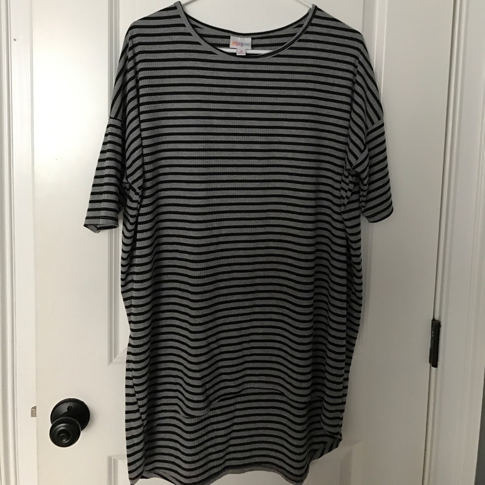 Gray with black stripes Irma