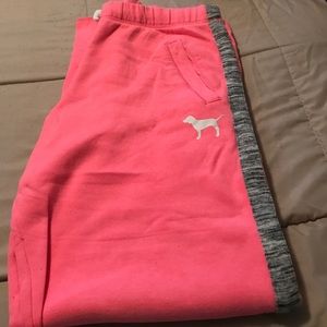 Pink sweatpants