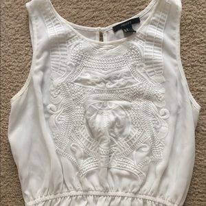 white short Forever21 dress
