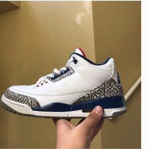 Air Jordan retro 3 true blue size 11