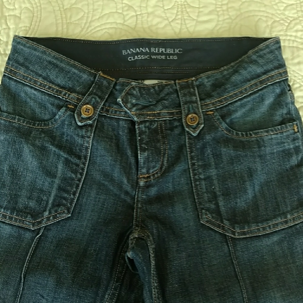 Banana Republic wide leg jeans