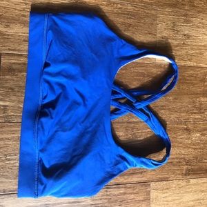 Lululemon blue sports bra