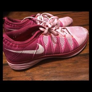 Flynite Lunar 2 hot pink running shoes