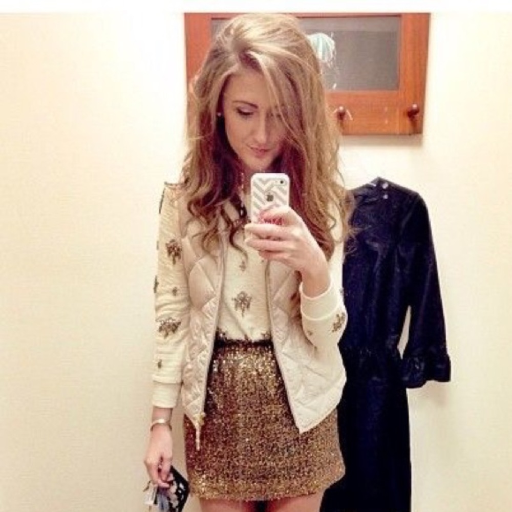 IN SEARCH OF! J crew embellished sweater