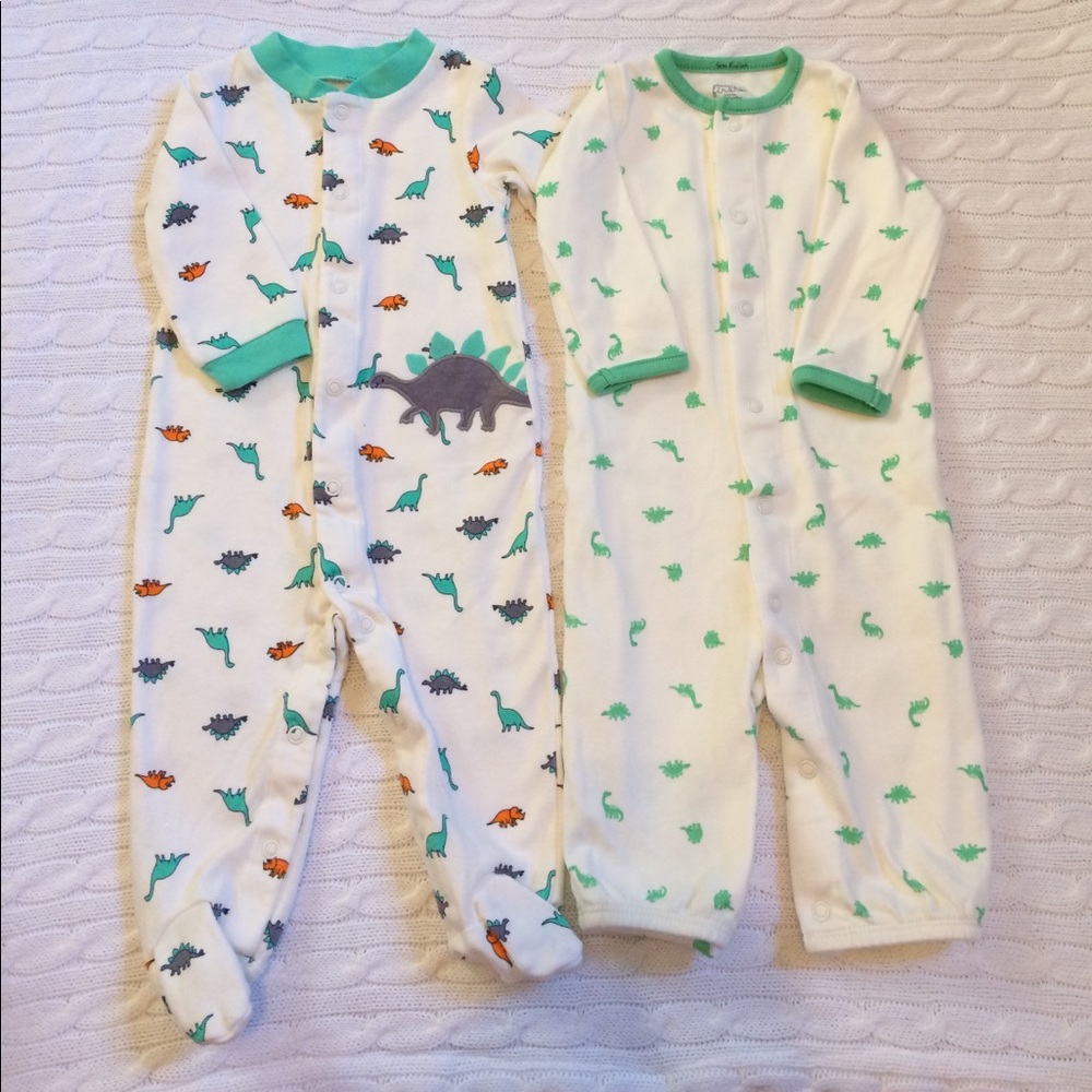 Carter's Dinosaur Pajamas.