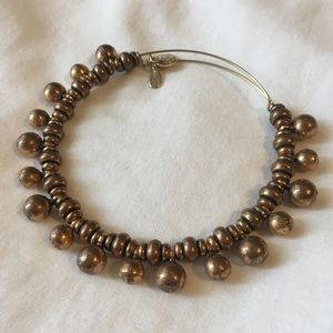 Rare Alex & Ani Byzantine Collection Gold Beaded