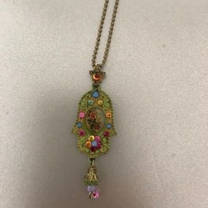 Michal Negrin Hamsa necklace