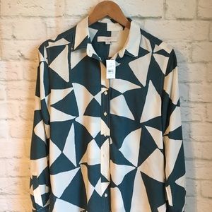 NWT - Loft Button-down Blouse, Medium
