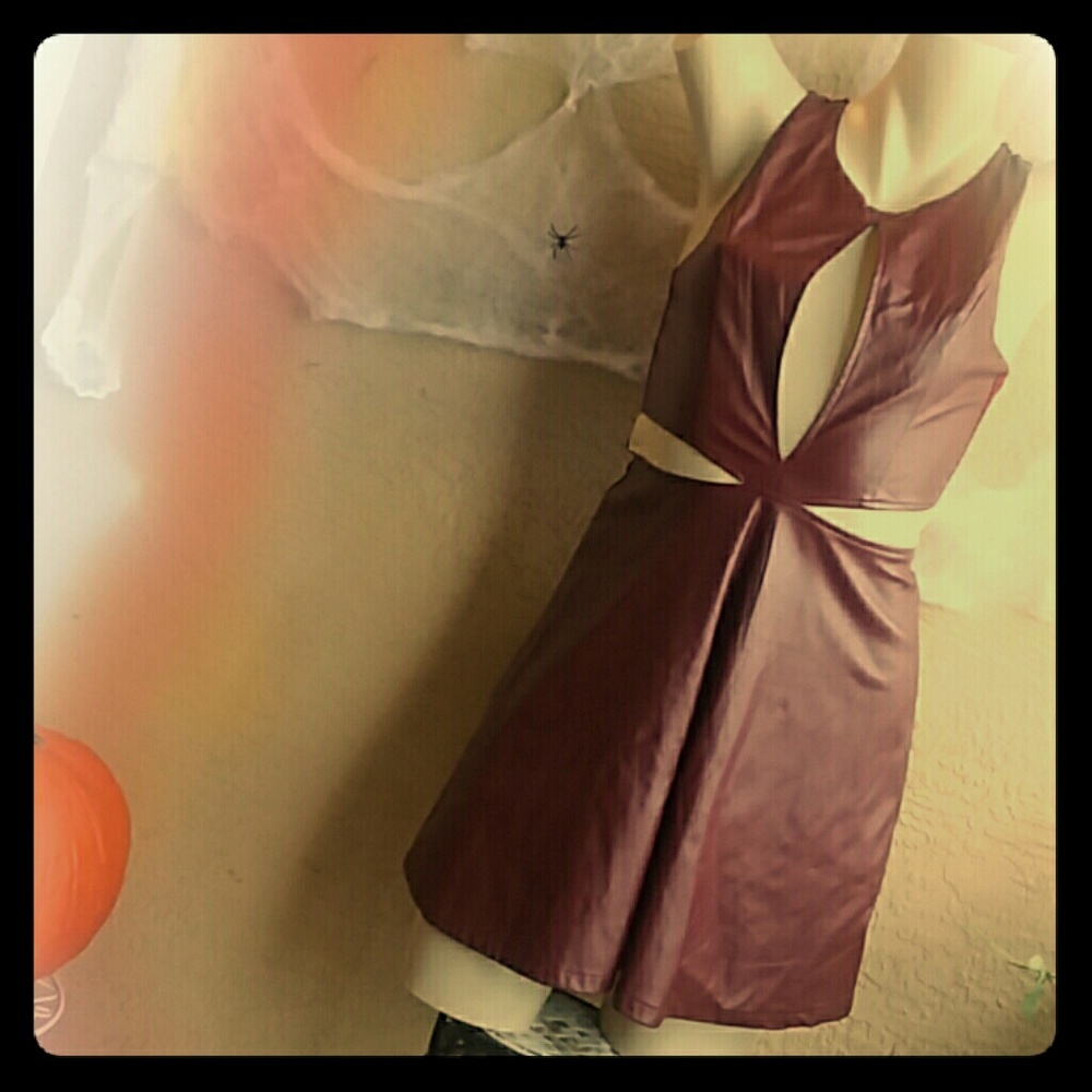 Red wine dress
