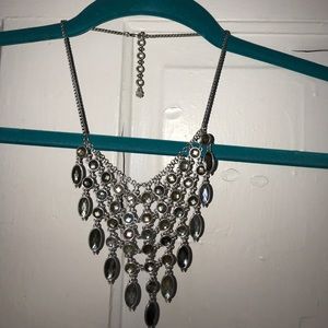 Silver Lucky Brand Statement Necklace