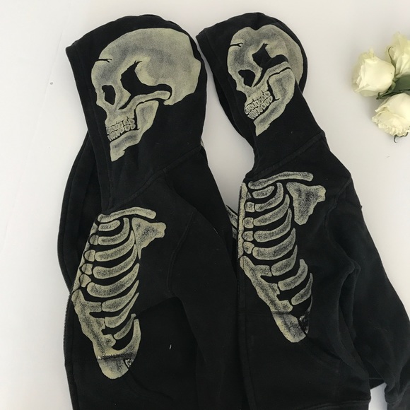 Gap boys skeleton hoodie , glow in the dark - Picture 2 of 3