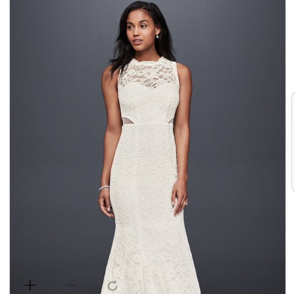 David's Bridal brand wedding dress