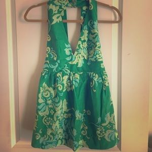 Halter tank boho style