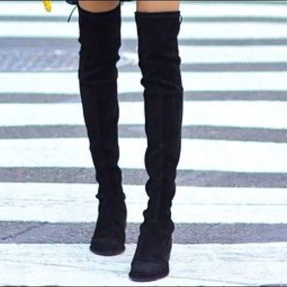 Stuart Weitzman Lowland Boot Black