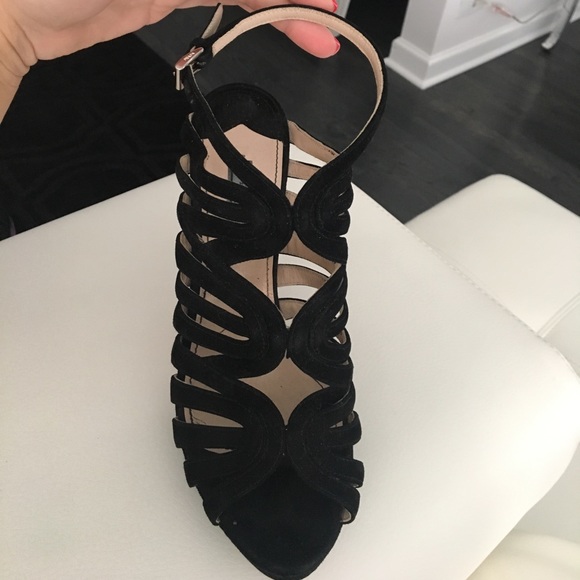 Prada Suede Caged Sandals - Picture 2 of 6