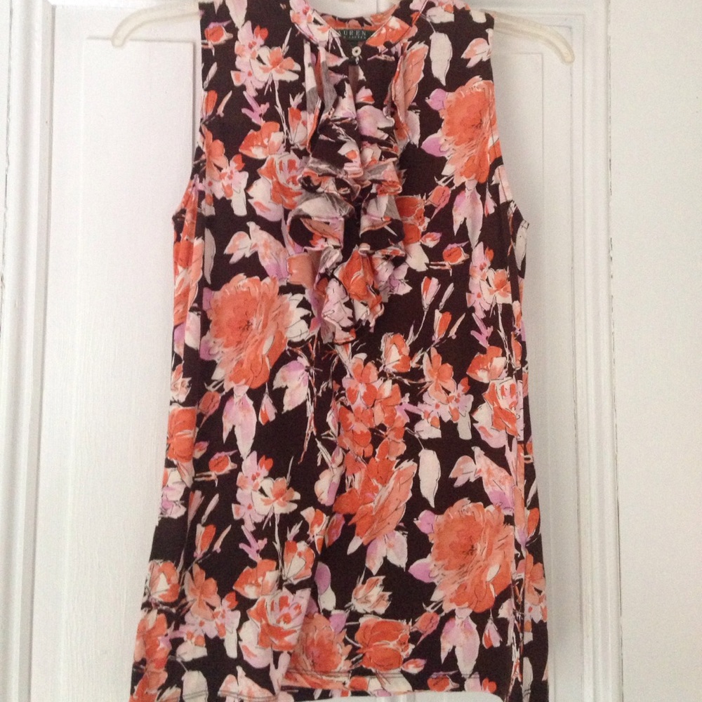 Ralph Lauren Floral sleeveless shirt