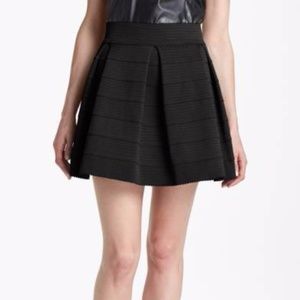 Devlin Pleated A-Line Skirt