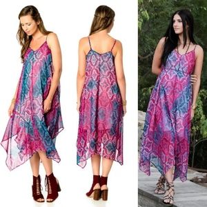Wendy Bellissimo Hanky Hem Maternity Dress