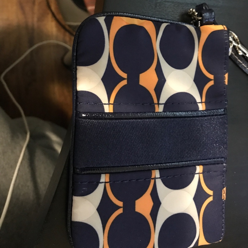 COACH mini wristlet
