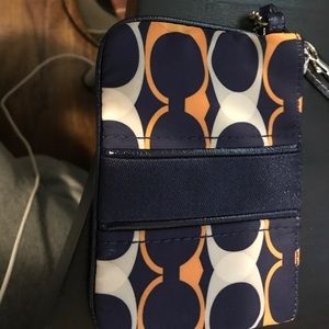 COACH mini wristlet