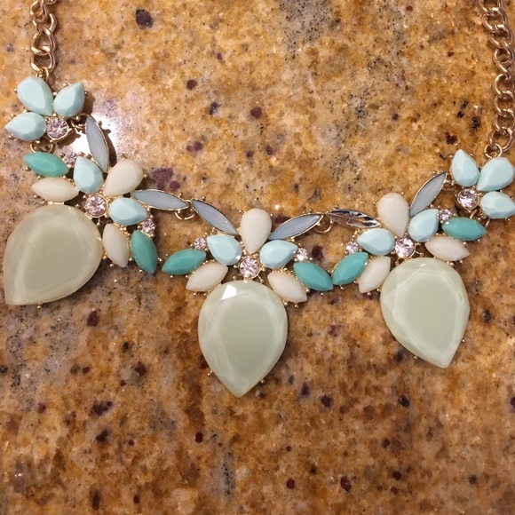 Blue/Teal Francesca’s Necklace - Picture 2 of 3