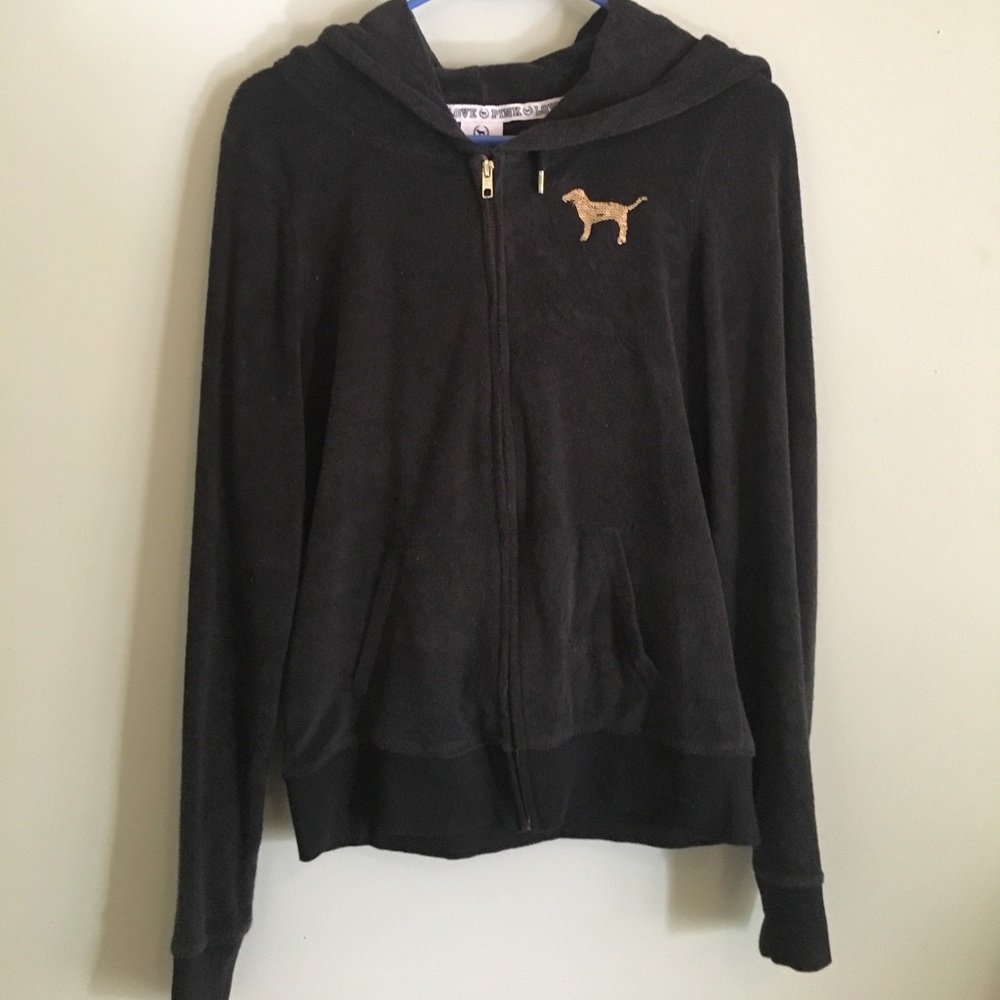 PINK zip up hoodie