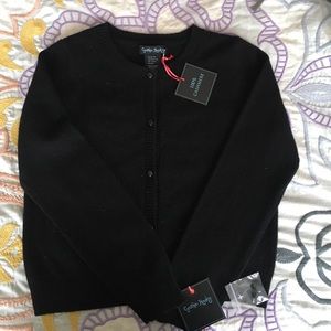 Black cashmere sweater