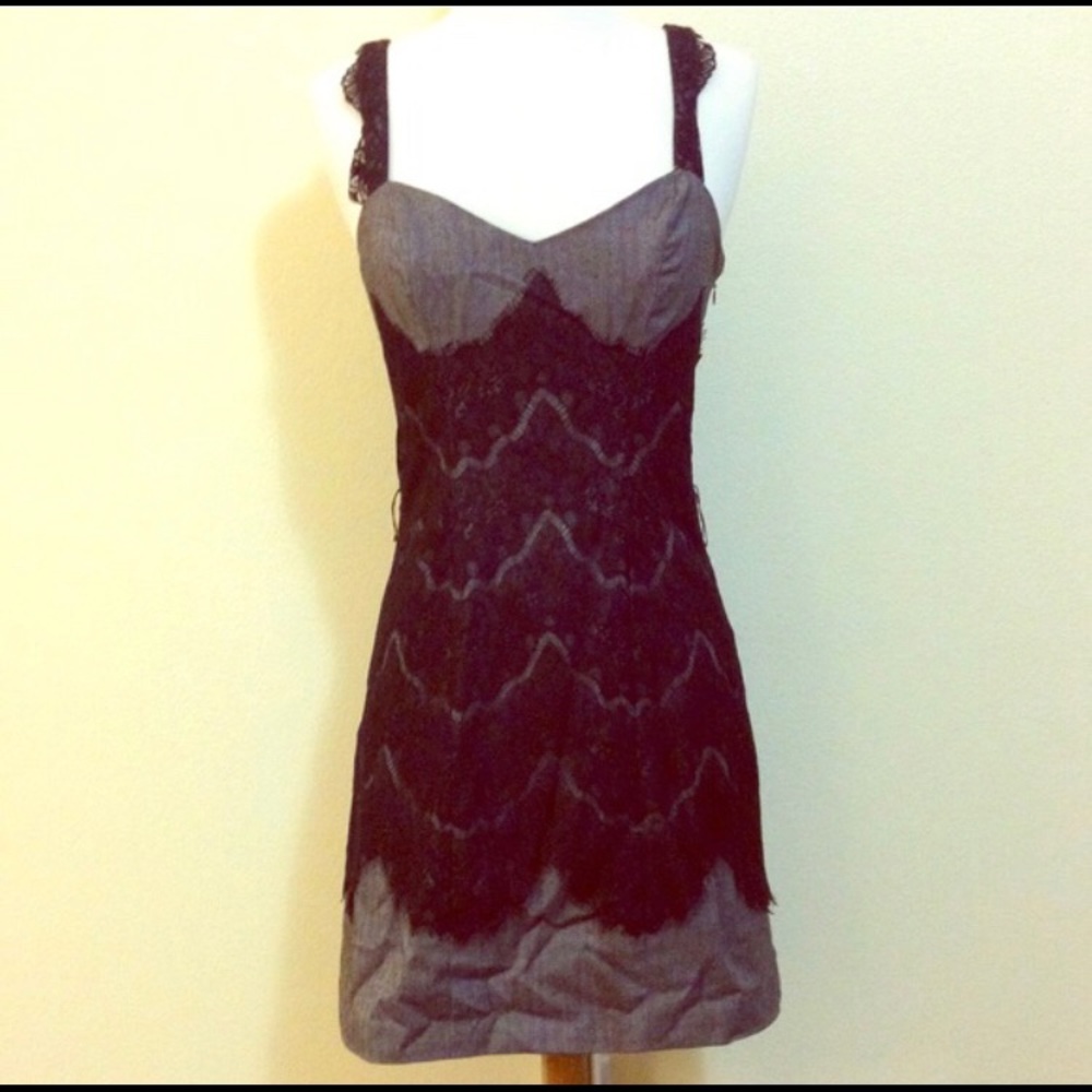 Little black lace dress