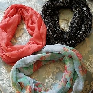 3 Infinity Scarves