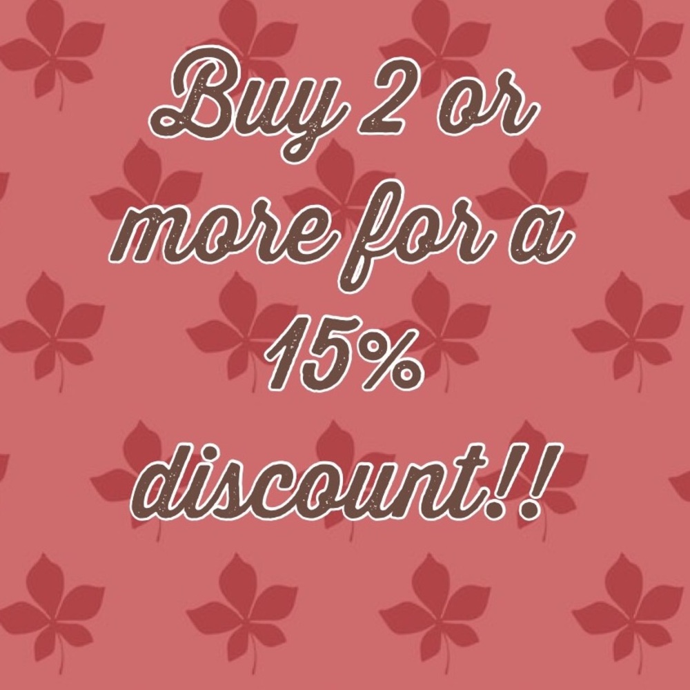 Buy 2 or more, save on shipping!!