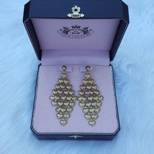 100% Juicy  Couture chandelier earrings
