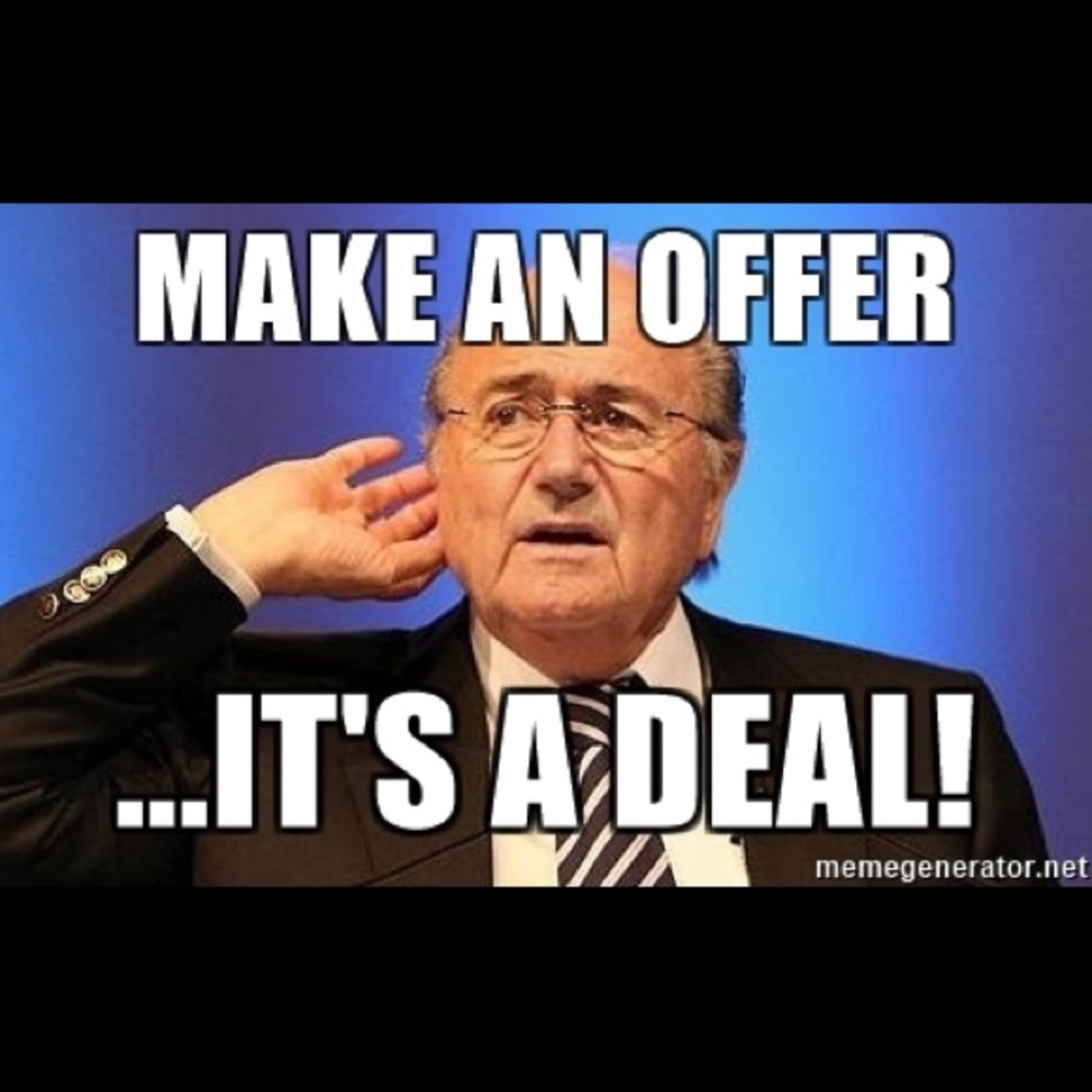 Make me a reasonable offer and it’s yours