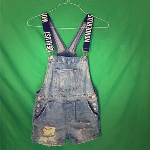 Wonderlust denim overalls!