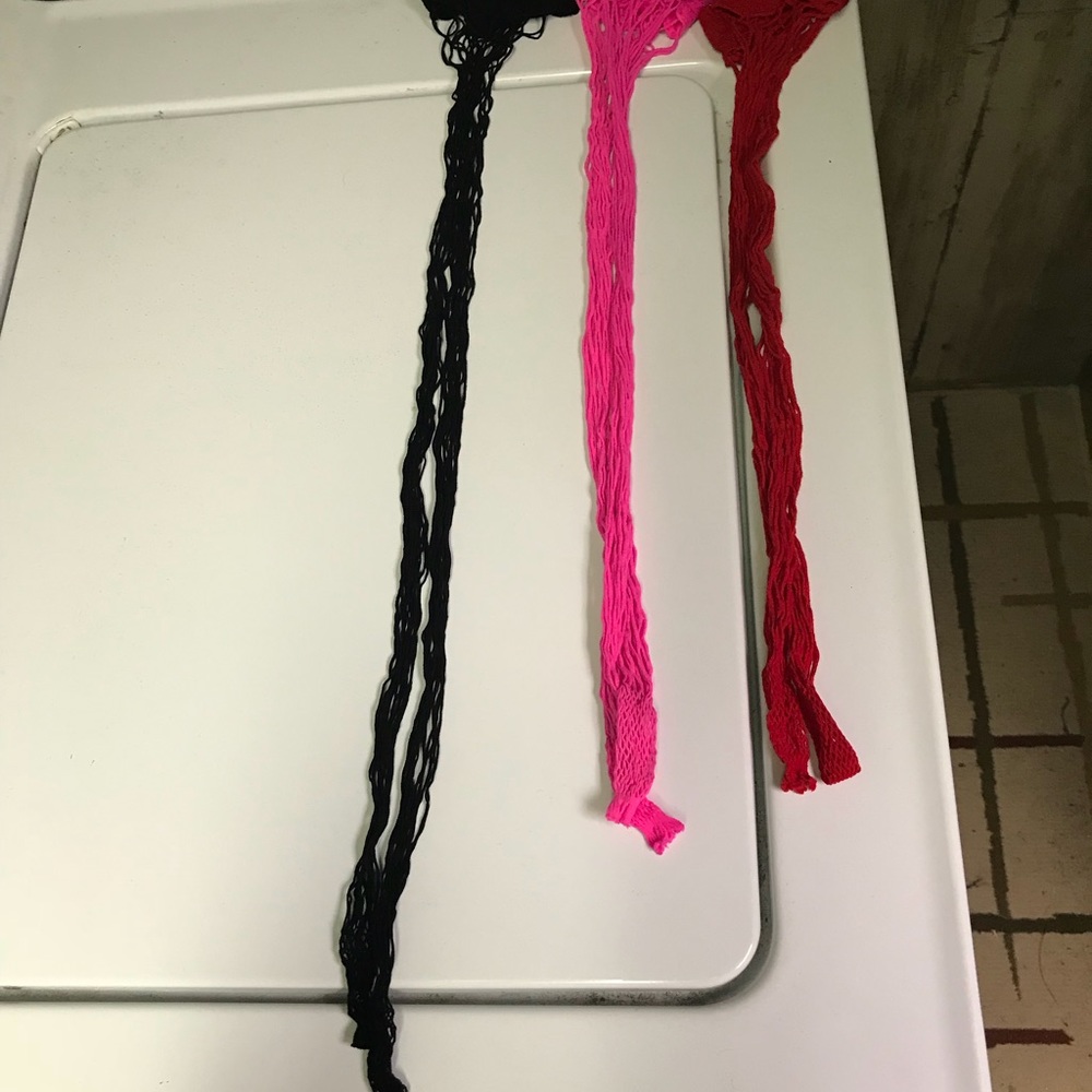 Thigh high fishnets FLAT TOP