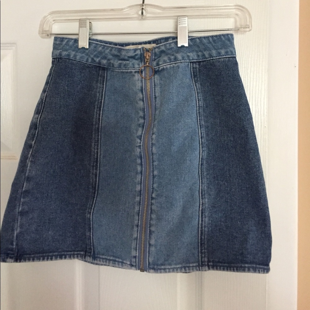 Pacsun denim mini skirt