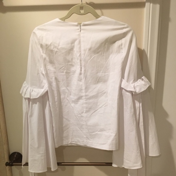 Pixie Market Bella Tie Bell Sleeve Top - Picture 5 of 5