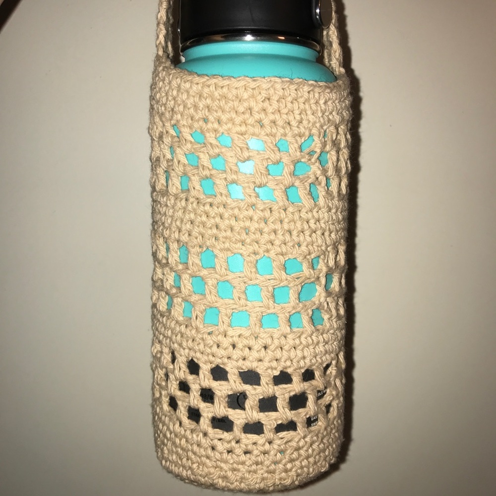 Crochet bag for hydroflask